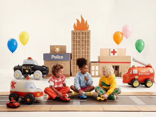 Ballon aluminium debout Ambulance, 68x48 cm, assortiment