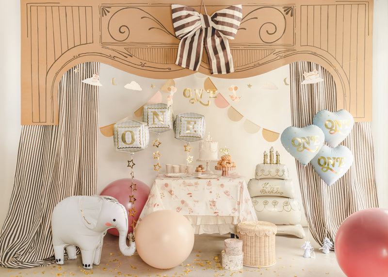 Ballon éléphant sur pied – Décoration Safari