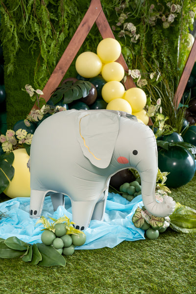 Ballon éléphant sur pied – Décoration Safari