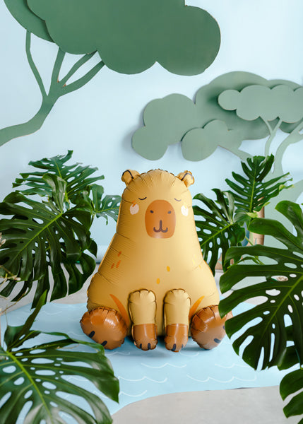 Ballon capybara – Décoration anniversaire animaux