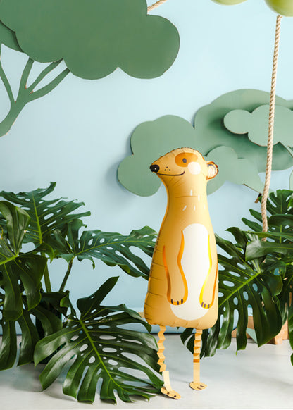 Ballon suricate sur pied – Anniversaire Safari