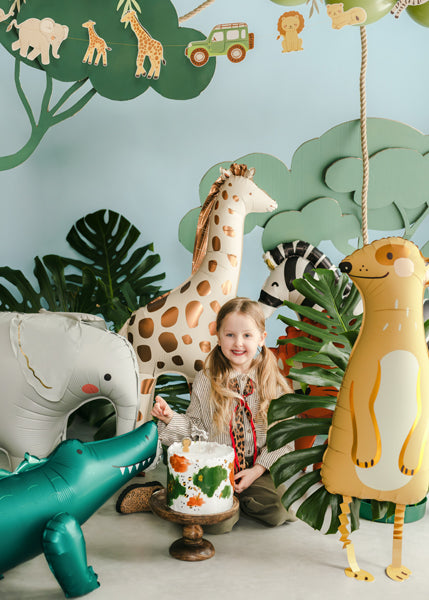 Ballon suricate sur pied – Anniversaire Safari