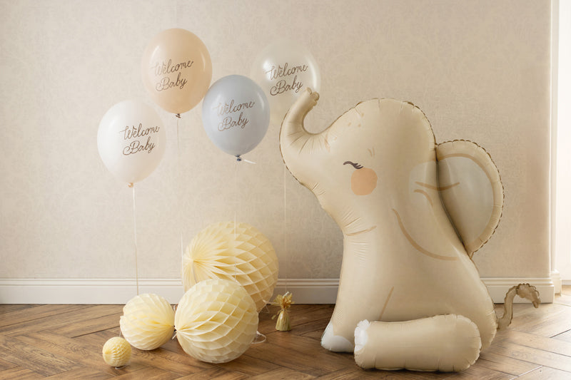 Ballon éléphant beige – Décoration Safari