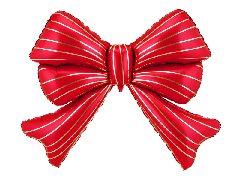 Ballon en aluminium Nœud XXL, 139x111 cm, rouge