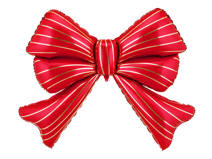 Ballon en aluminium Nœud XXL, 139x111 cm, rouge