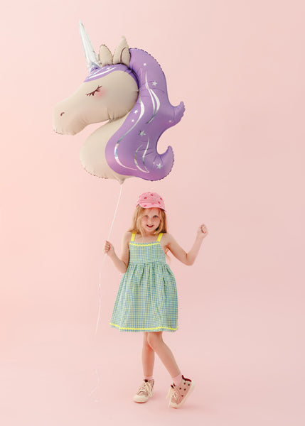 Ballon aluminium Licorne, 65x100 cm, assortiment