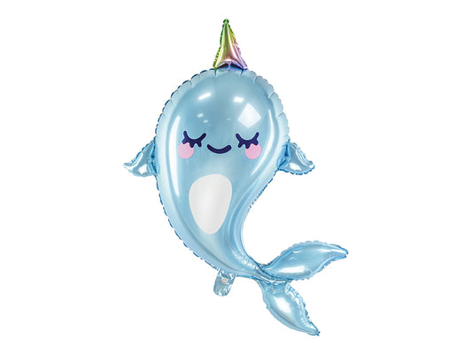 Ballon en aluminium Narval – 53x87cm – multicolore – Atelier Romy