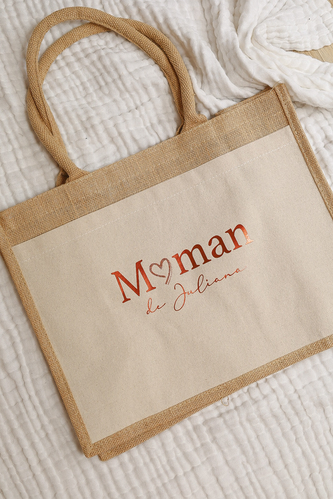 Sac en Jute - Collection Maman & Mum