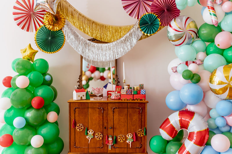 Guirlande de franges, doré – Déco anniversaire Dino