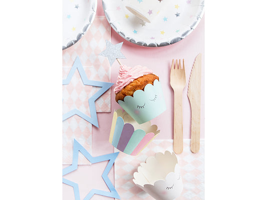 Moules à muffins Licorne, 5x7.5x5cm – lot de 6 pièces