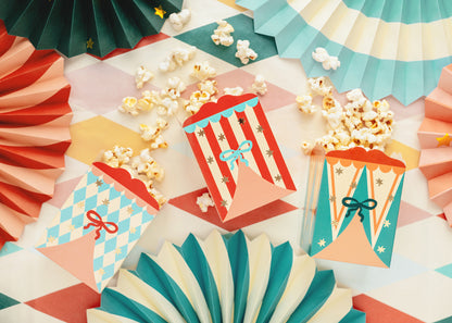 Boîtes à snacks Cirque – Lot de 6