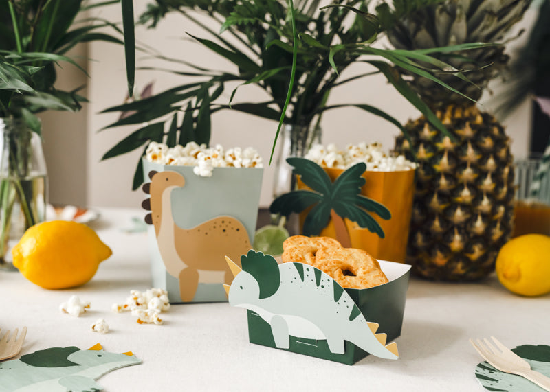 Boîtes pour snacks Dinosaurees, assortiment – lot de 6