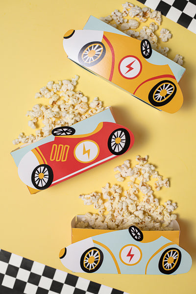 Boîtes pour snacks Voitures, assortiment (1 pqt. / 3 pc.)