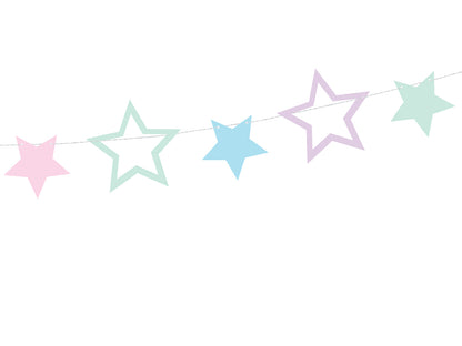 Guirlande Licorne Étoiles, 1,4 m