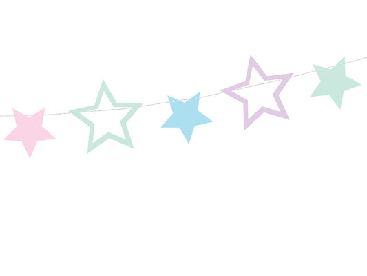 Guirlande Licorne Étoiles, 1,4 m