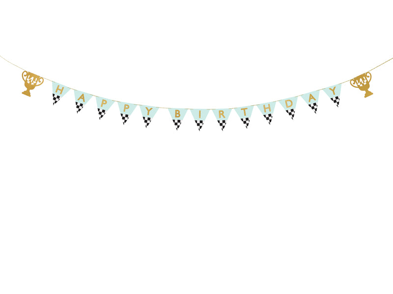 Bannière Anniversaire Coupe de Trophée, 2,5 m, assortiment