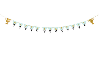 Bannière Anniversaire Coupe de Trophée, 2,5 m, assortiment