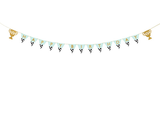 Bannière Anniversaire Coupe de Trophée, 2,5 m, assortiment