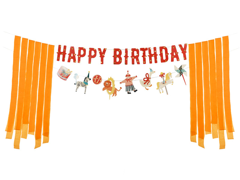 Guirlande Happy Birthday Cirque – 275 cm