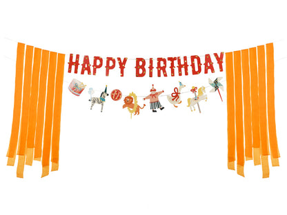 Guirlande Happy Birthday Cirque – 275 cm