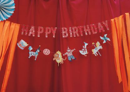 Guirlande Happy Birthday Cirque – 275 cm