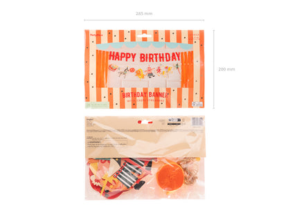 Guirlande Happy Birthday Cirque – 275 cm