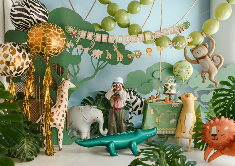 Guirlande Happy Birthday Safari 180 cm