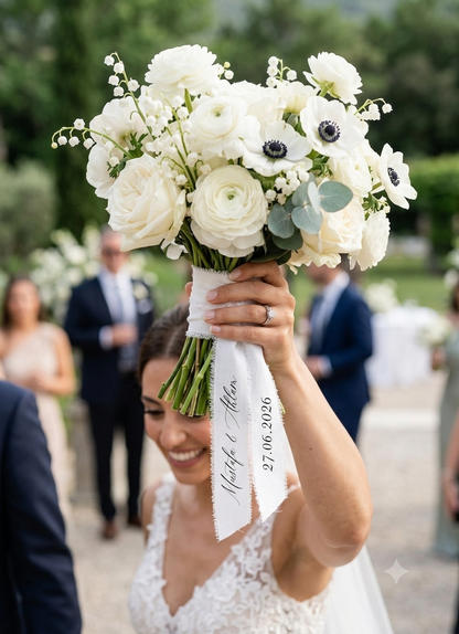 Ruban pour bouquet mariée