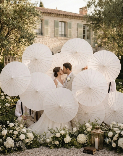 Ombrelle mariage - Gravure