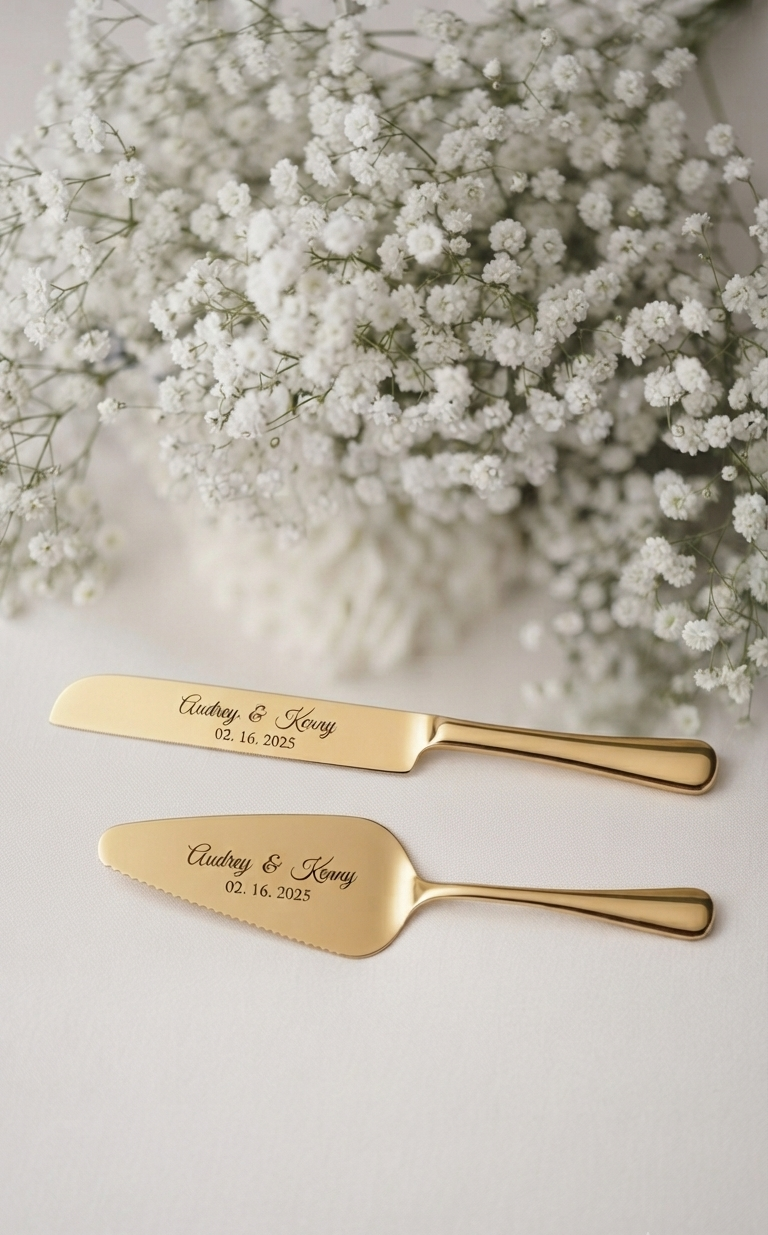 Set Couteau et Pelle à Gâteau