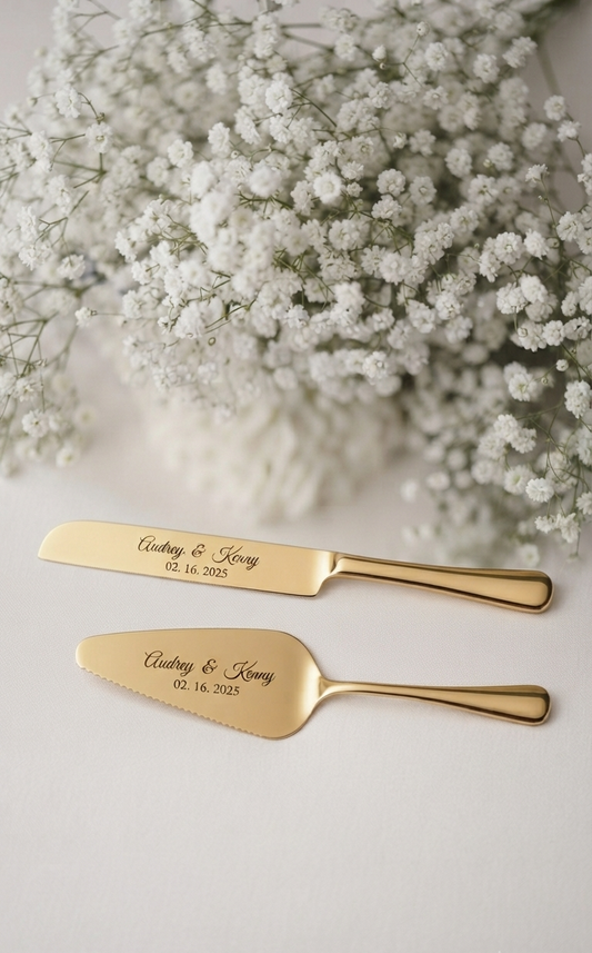 Set Couteau et Pelle à Gâteau