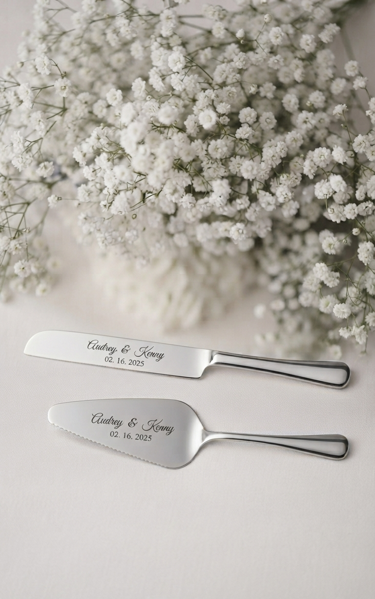 Set Couteau et Pelle à Gâteau