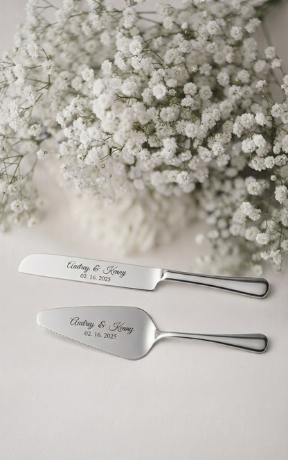 Set Couteau et Pelle à Gâteau