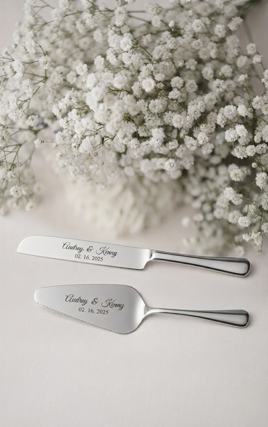 Set Couteau et Pelle à Gâteau