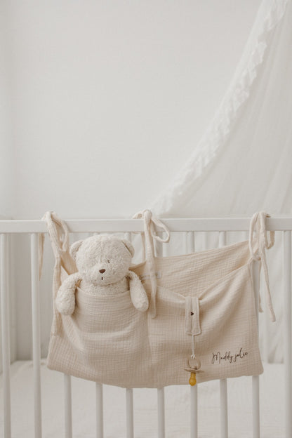 Range doudou gaze de coton & lin