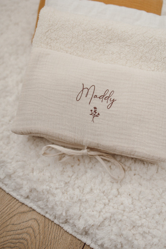 Range couches - Gaze de coton/lin/ moumoute