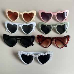 Lunettes coeur (plusieurs couleurs)