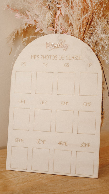 Panneau "Photo de classe"
