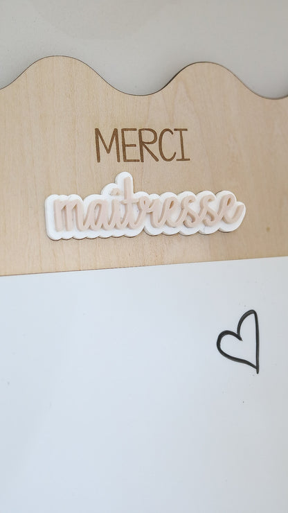Tableau de note personnalisé