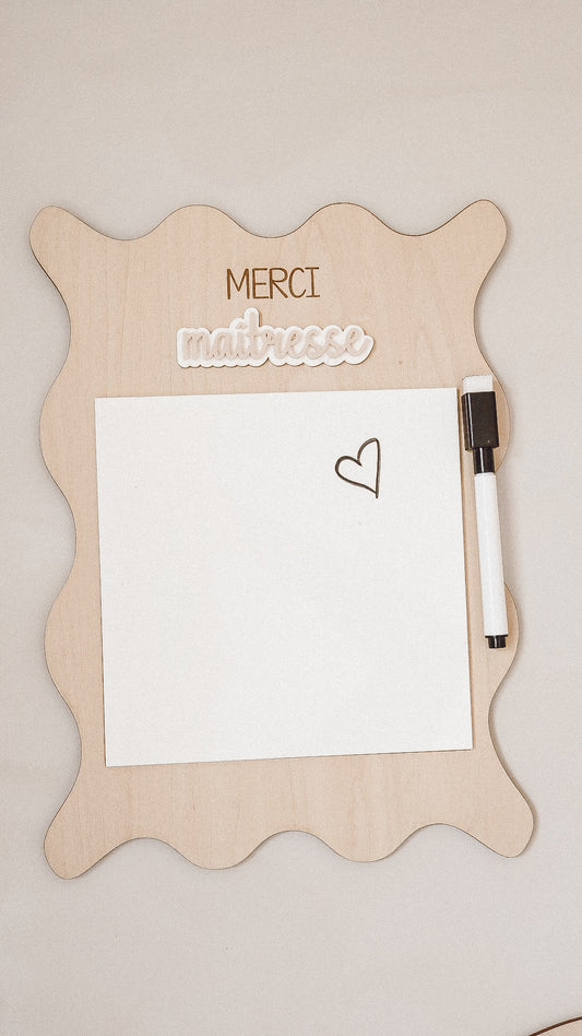 Tableau de note personnalisé