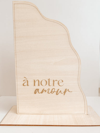 Panneau signalétique - Bois (Plusieurs formes et visuels)