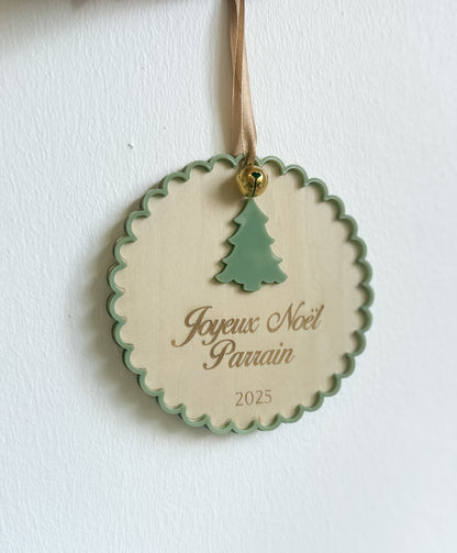 Boule de Noël - à motifs