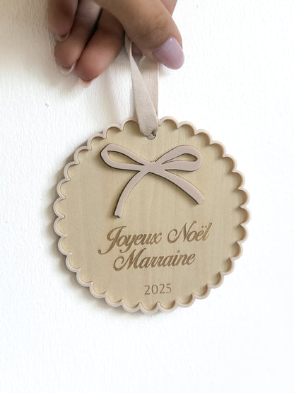 Boule de Noël - à motifs