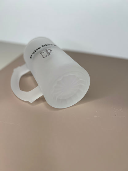 Verre à bière givré