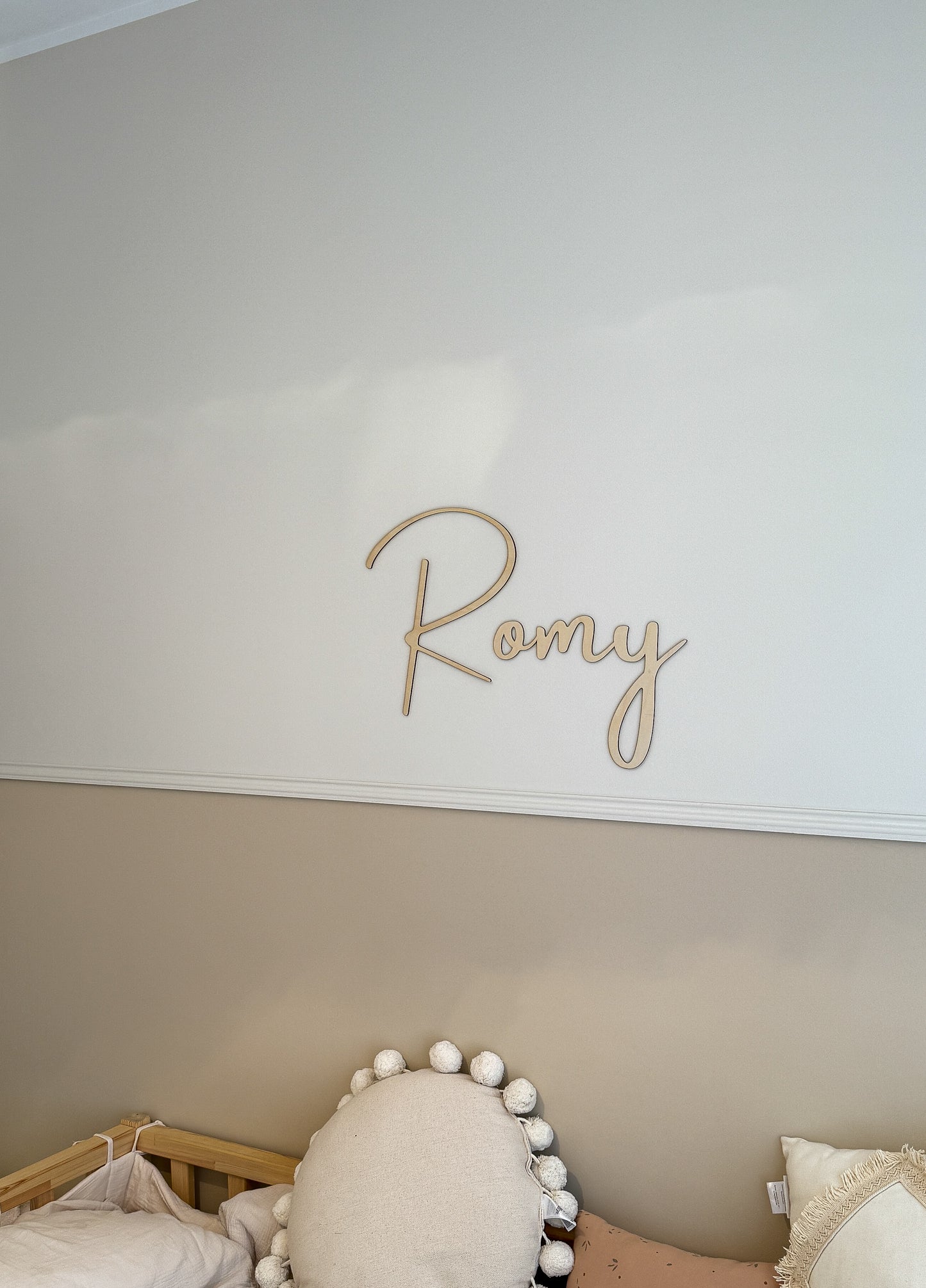 Prénom mural bois