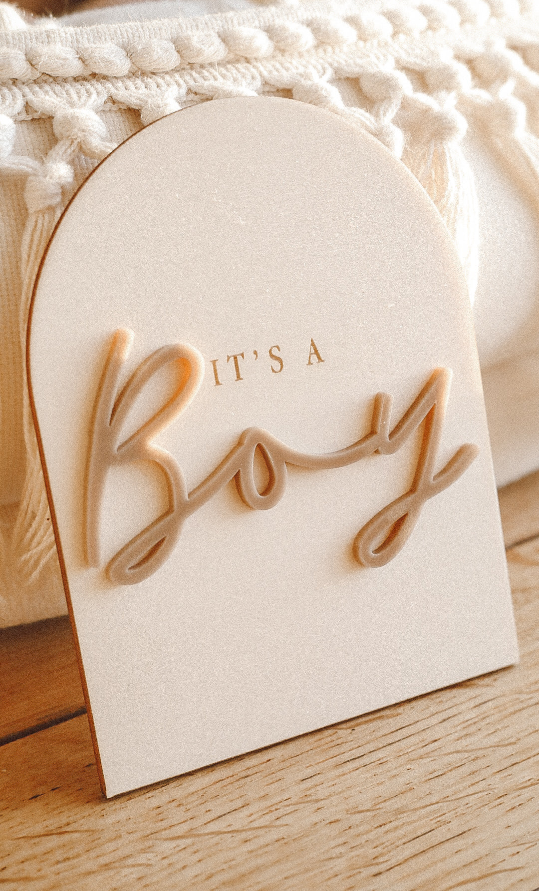 Carte "Révélation" bébé