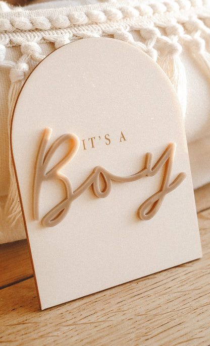 Carte "Révélation" bébé