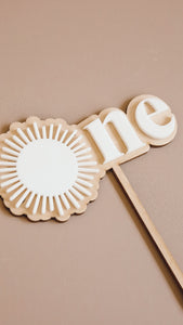 Cake topper One - Soleil