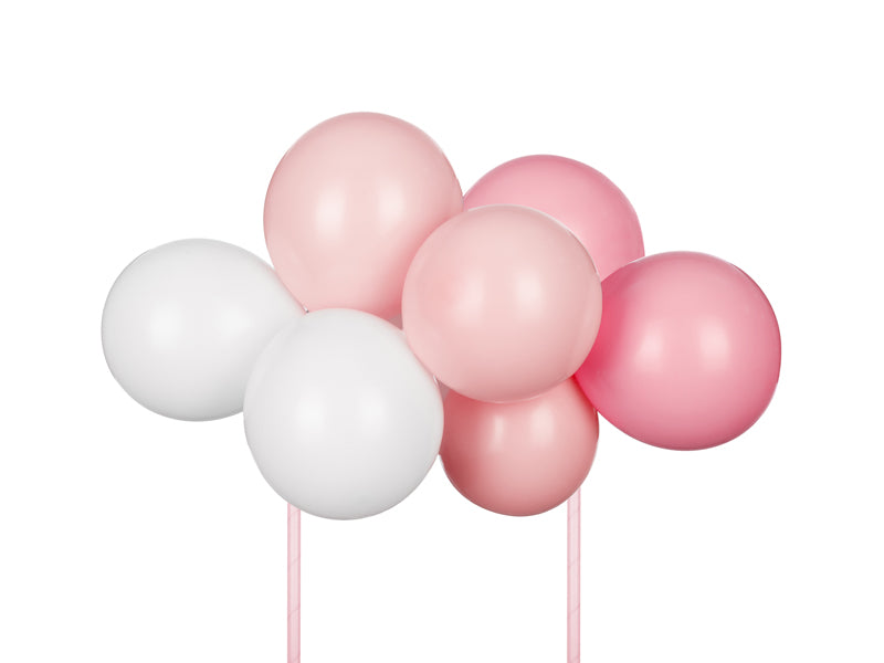 Topper gâteau ballon, rose, 29 cm