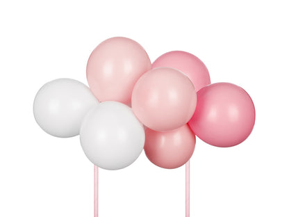 Topper gâteau ballon, rose, 29 cm